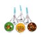 85 Pcs Kwanzaa Candy Chocolate Hershey's Kisses Bulk (13.6oz) Happy Kwanzaa